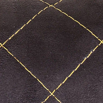 Подушка автомобильная на подголовник, SKYWAY, EXPENSIV, алькантара, черная, строчка золотая 7383474