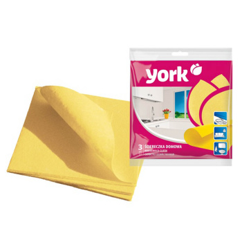 Салфетки для уборки вискоза 35х35см 3шт 020010 York *154 Салфетки для уборки вискоза 35х35см 3шт 020010 York *154