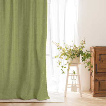 Комплект штор рогожка 165*270см оливка Волшебная ночь  *1/3