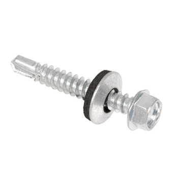 Саморезы кровельные BROZEX 5,5*38 цинк (10кг) промтара *10