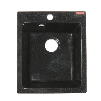 Мойка из искусственного камня глянцевая Линди Z8Q4 (500х425х195) (черн) Granit BERGG*1