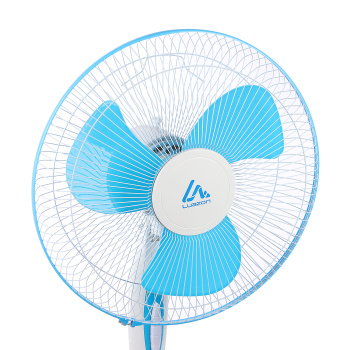 Вентилятор напольный LuazON LOF-01, 40 Вт, 3 режима, бело-синий 7451025