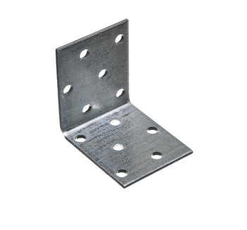 Уголок крепежный 80х80х80 мм ТехноСервис KUR, равносторонний