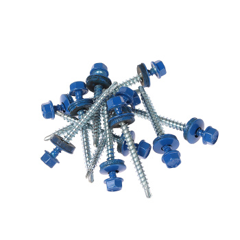 Саморезы кровельные BROZEX коробка 4,8*51 (70шт) RAL 5005 насыщенный синий *6