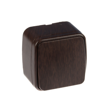 Выключатель Дача ОП 1кл. венге 10А Народная SQ1824-0041