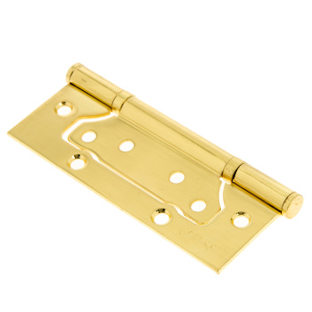 Петля без врезки 125*75*2,5мм ЗОЛОТО матовое GM (комплект 2шт.) AVERS *1/6/48