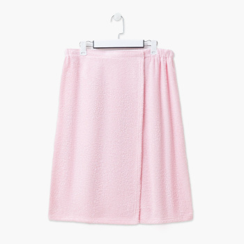 Полотенце парео махровое 68*150см светло-розовый 320г/м2 Экономь и Я *1