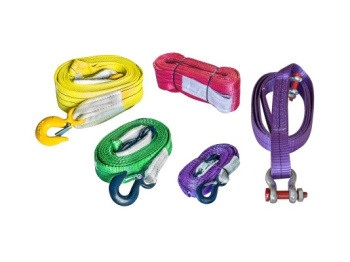 Ремень буксировочный 3т (К) (L=5,0 м) 30мм в 1 слой с крюками Magnus-Profi *1