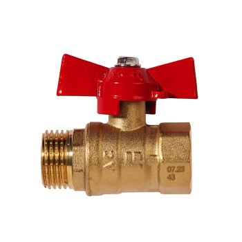 Кран шаровый 1/2" (Ø15) М/П бабочка STI 11Б27п1 (465) *1/160 Кран шаровый 1/2" (Ø15) М/П бабочка STI 11Б27п1 (465) *1/160