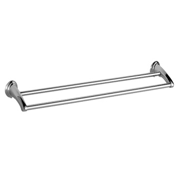 Вешалка для полотенец Accoona A11107 двойная хром *1/20