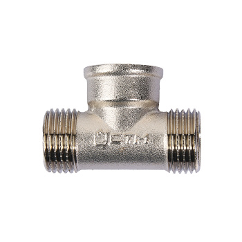 Тройник сантехнический 1/2"(Ø15) М/П/М CTM CRT12M12 (аналог ДЛ210) *10/90 Тройник сантехнический 1/2"(Ø15) М/П/М CTM CRT12M12 (аналог ДЛ210) *10/90