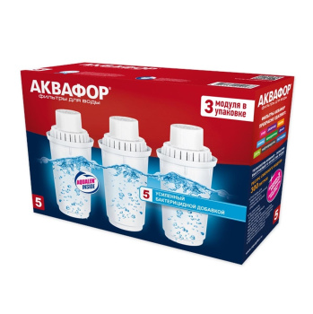 Картридж Аквафор В-100-5 универсальная (упак. 3 шт.) арт.И3468 *1/12