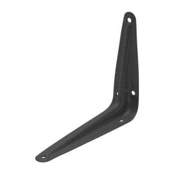 Уголок д/полок 300*250 черный Апекс *2/20/100