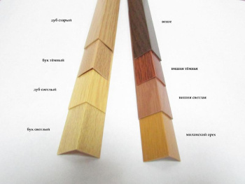 Уголок отделочный ПВХ 30*30 вишня 2,7м РСП *50