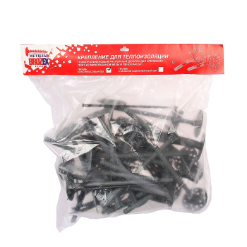 Дюбель для изоляции IZO 10,0х200 с пластмассовым гвоздем (30шт) BROZEX *1/10