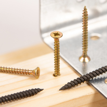 Шурупы жёлтые BROZEX пакет 3,5*30 (30шт) *10/100