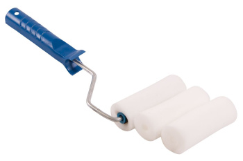 Валик поролоновый 140мм с 2-мя запасн.шубками "Korvus"  (арт.0306140)    *1/40