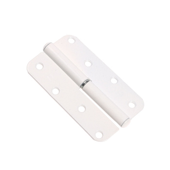 Петля полимер.ПН-110 белая левая (комплект 2 шт+саморезы) ДомоСтрой *1/150