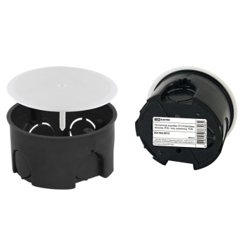 Коробка распаячная СП D103х50мм крышка IP20 TDM SQ1402-0913 инд. штр-код *1/10/60