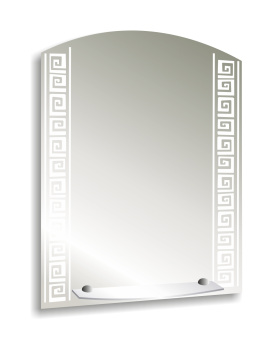 Зеркало МЗ "Восток" с полкой 535*670 *1/10