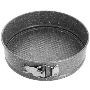 Форма для выпечки разъемная d26cм с покрытием серый гранит (LH-71004G) "DECO" *1/24