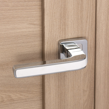 Ручка раздельная ХРОМ/БЕЛЫЙ H-22106-A-CR/W Code Deco *1/18