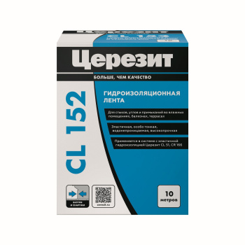 Лента-герметик 10х0.12 м Церезит CL 152, серая