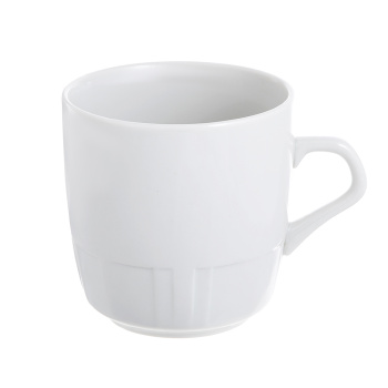 яяяКружка фарфор. 250мл "Гвардейка" Белая б/рис. (арт.814-116) *24