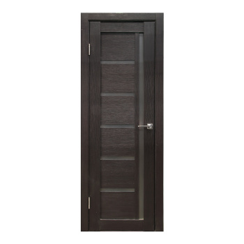Дверь межкомнатная остеклённая ЦАРГИ ПВХ COMFORT-6 Венге 3D 700мм BROZEX-WOOD *1