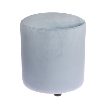 Пуф FORPOST, 40х45х40 см, бочка, микровелюр конфетти блю стоун, голубой