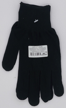 Перчатки нейлон с ПВХ точ 15кл 25 гр черные (4116Р)  *10/600