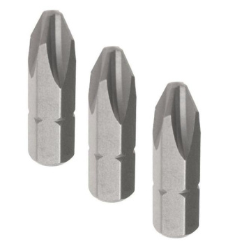 Бита крестовая PH3х25мм (3шт) фрезерованная S2 хвостовик1/4"С EDGE PATRIOT *1/20/240