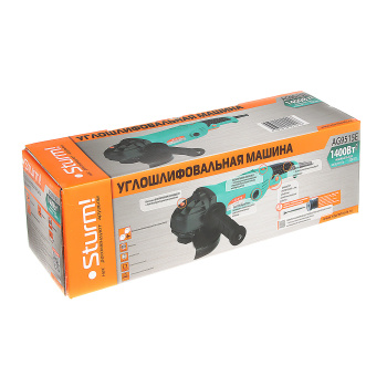 Шлифмашина угловая STURM!, 150 мм, 1400 Вт