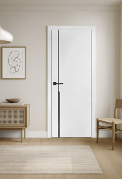 Дверь межкомнатная глухая ART LINE 500-023 CPL Белый графит 700 мм BROZEX-WOOD *1