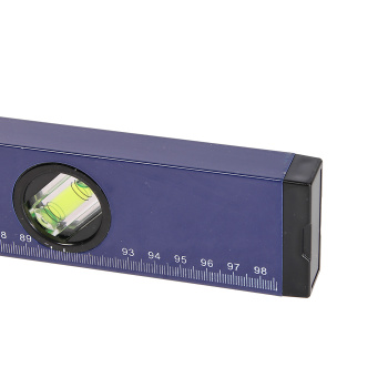 Уровень 100см коробчатый алюминиевый 2колбы+1поворотная линейка арт.2503110 Toolberg *1/30