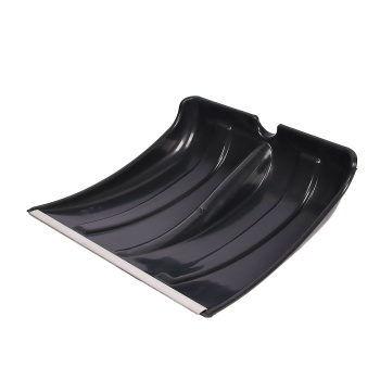 Лопата снегоуб пластик 350*350 с планкой d-32 "СНЕЖИНКА" * 10