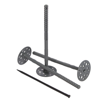 Дюбель для изоляции IZO 10,0х200 с пластмассовым гвоздем (30шт) BROZEX *1/10